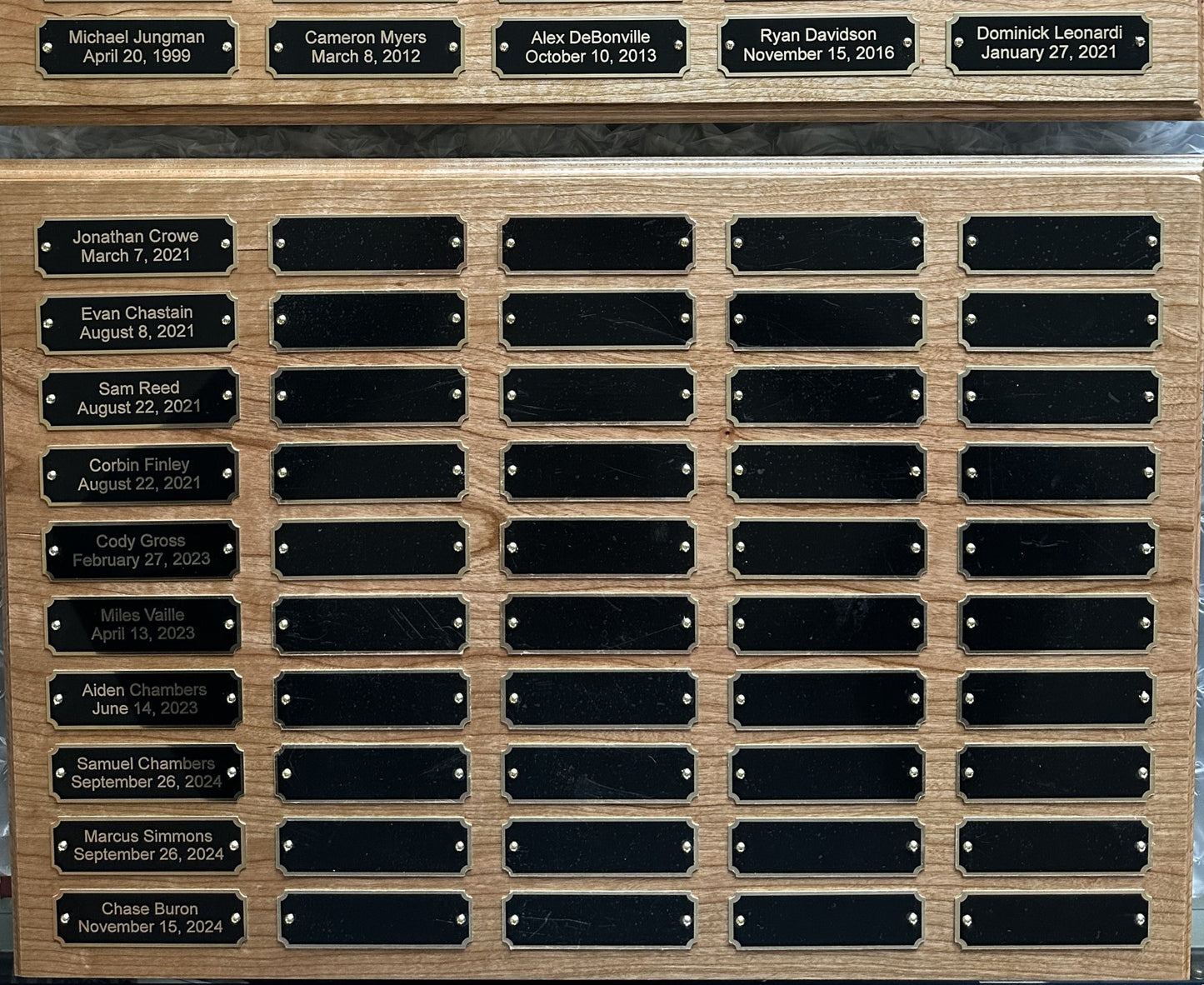 Eagle Scout Perpetual Plaque