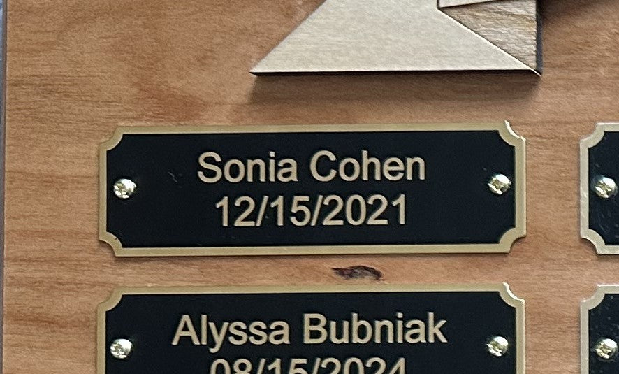 Eagle Scout Perpetual Plaque